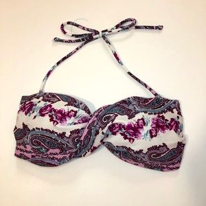 Paisley bikini top